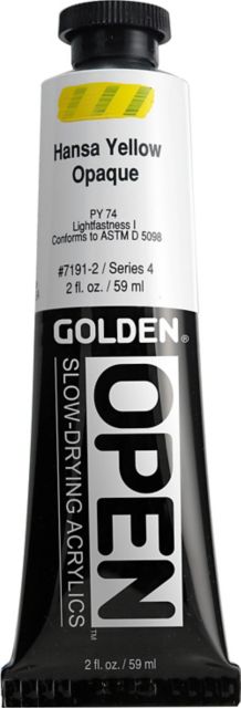 Open Acrylic Hansa Yellow Opaque 2Oz