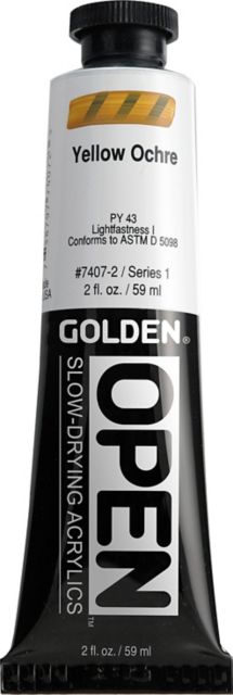 OPEN ACRYLIC YELLOW OCHRE 2OZ