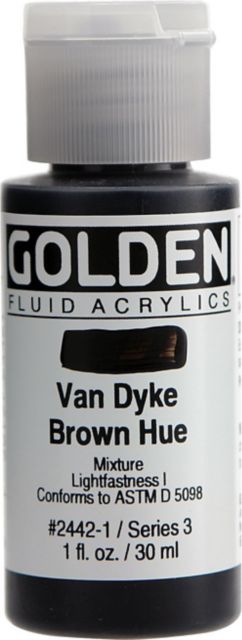 Fluid Acrylic Historical Van Dyke Hue 1 oz