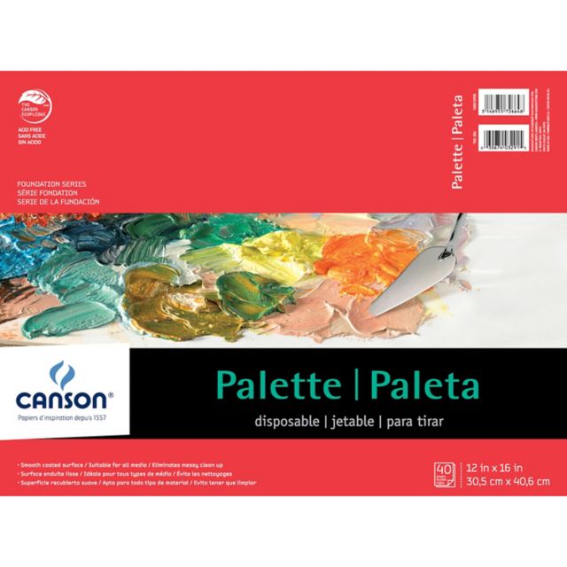PALETTE ACRY-OIL 40SH 12X16