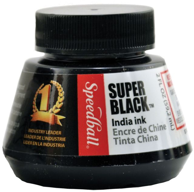 Super Black India Ink 2 Oz