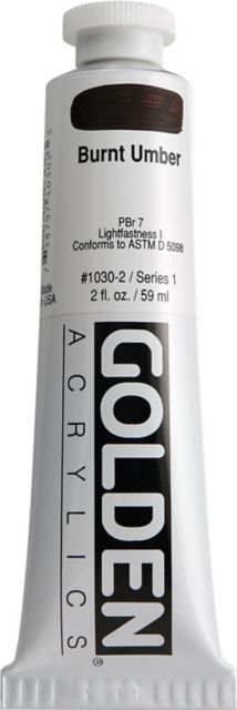 Heavy Body Acrylic Burnt Umber 2 oz