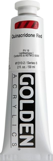 Heavy Body Acrylic Quinacridone Red 2 oz