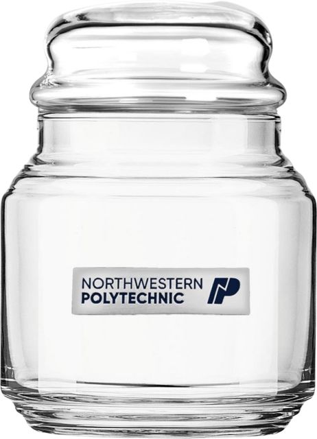 Northwestern Polytechnic Glass Candy Jar