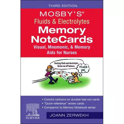 Mosby's Fluids &amp; Electrolytes Memory NoteCards